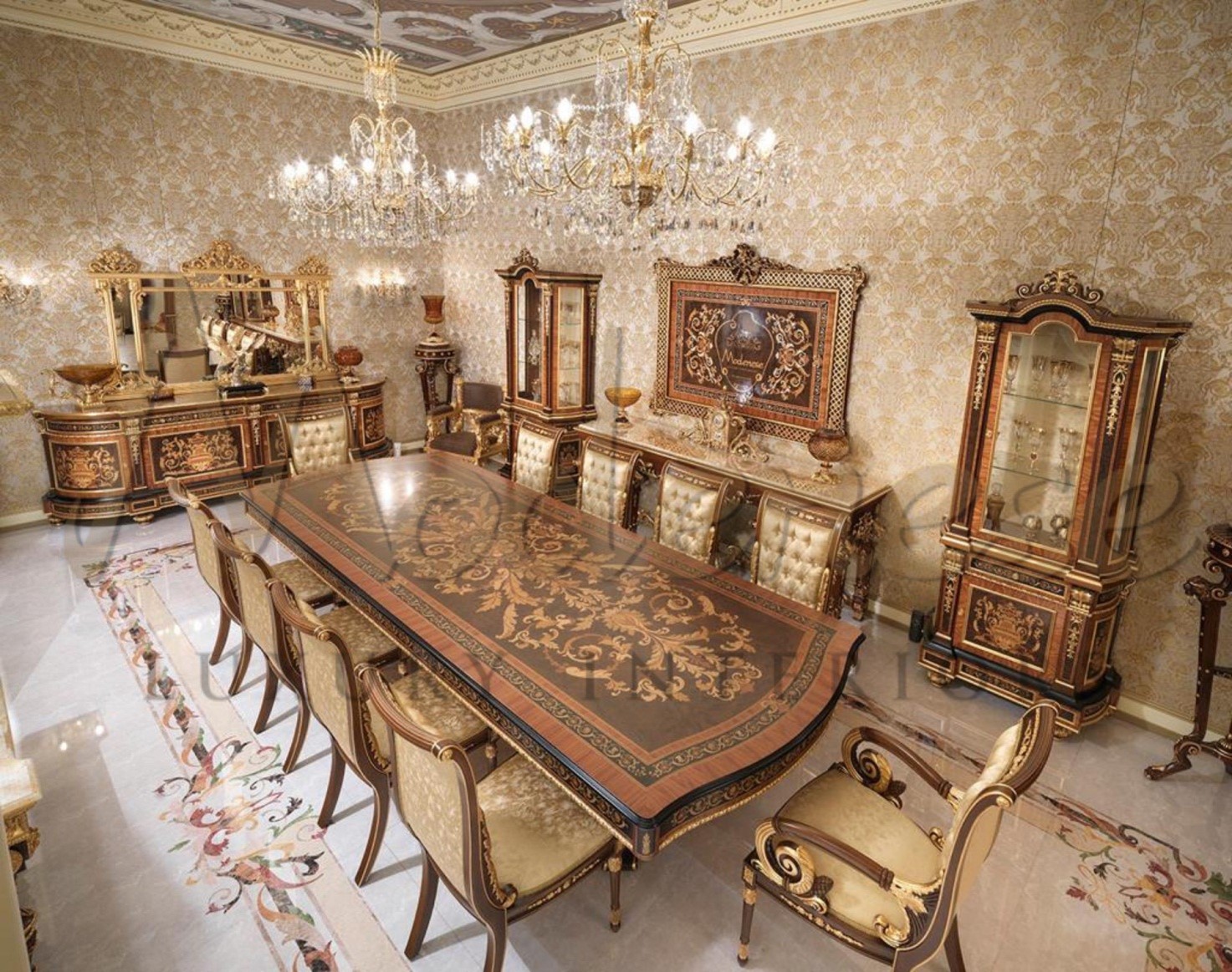 LUXURIOUS DINING ROOM DESIGN ⋆ Luxury Italian Classic Furniture