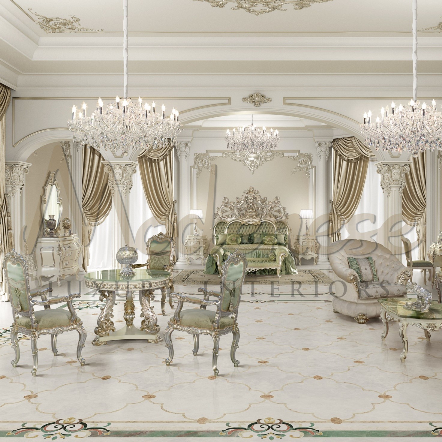 The most exclusive and expensive furniture from Modenese Luxury Interiors ⋆ Luxury Italian Classic Furniture
