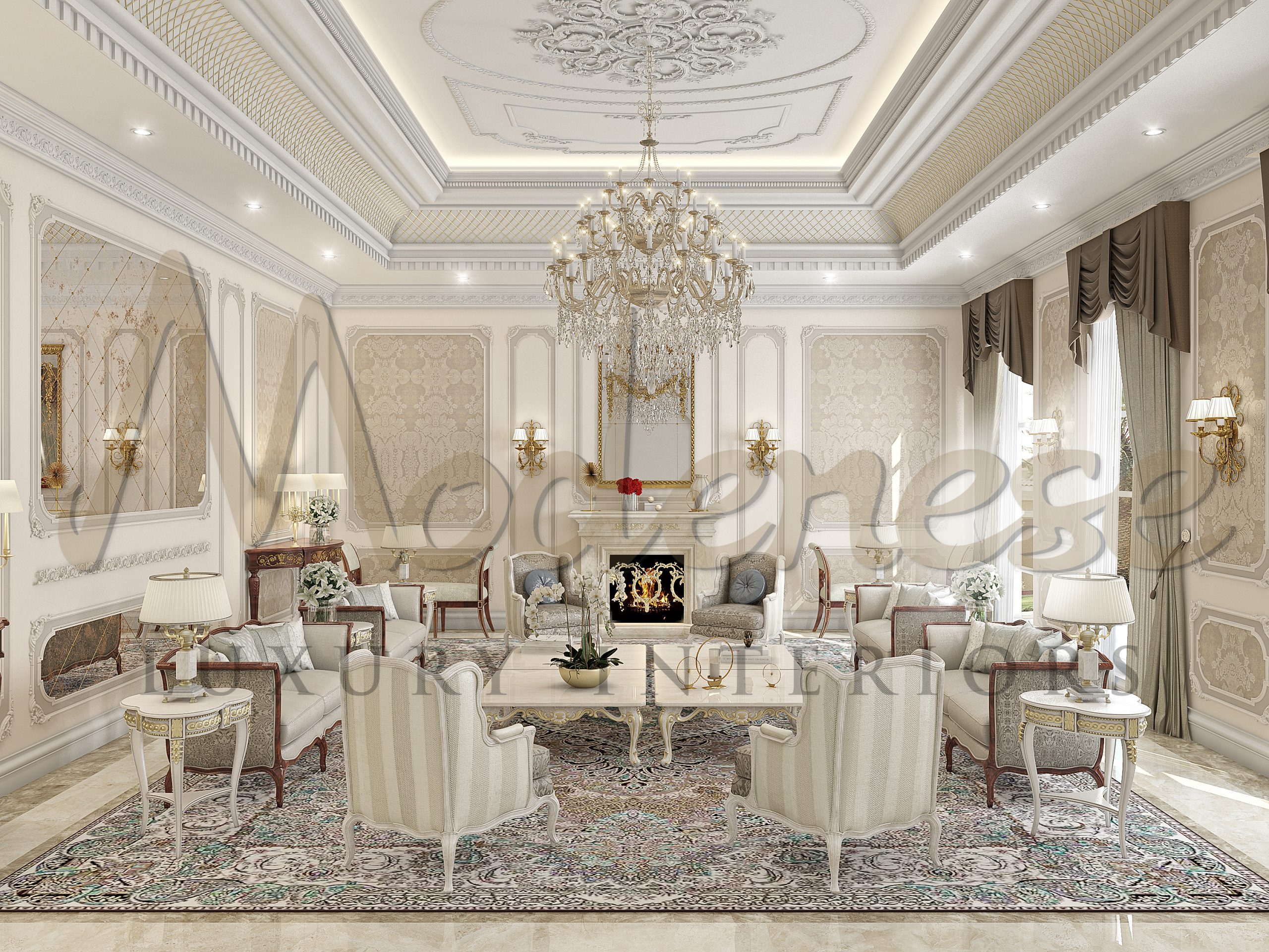 VILLA DESIGN FROM MODENESE LUXURY INTERIORS, JEDDAH, SAUDI ARABIA