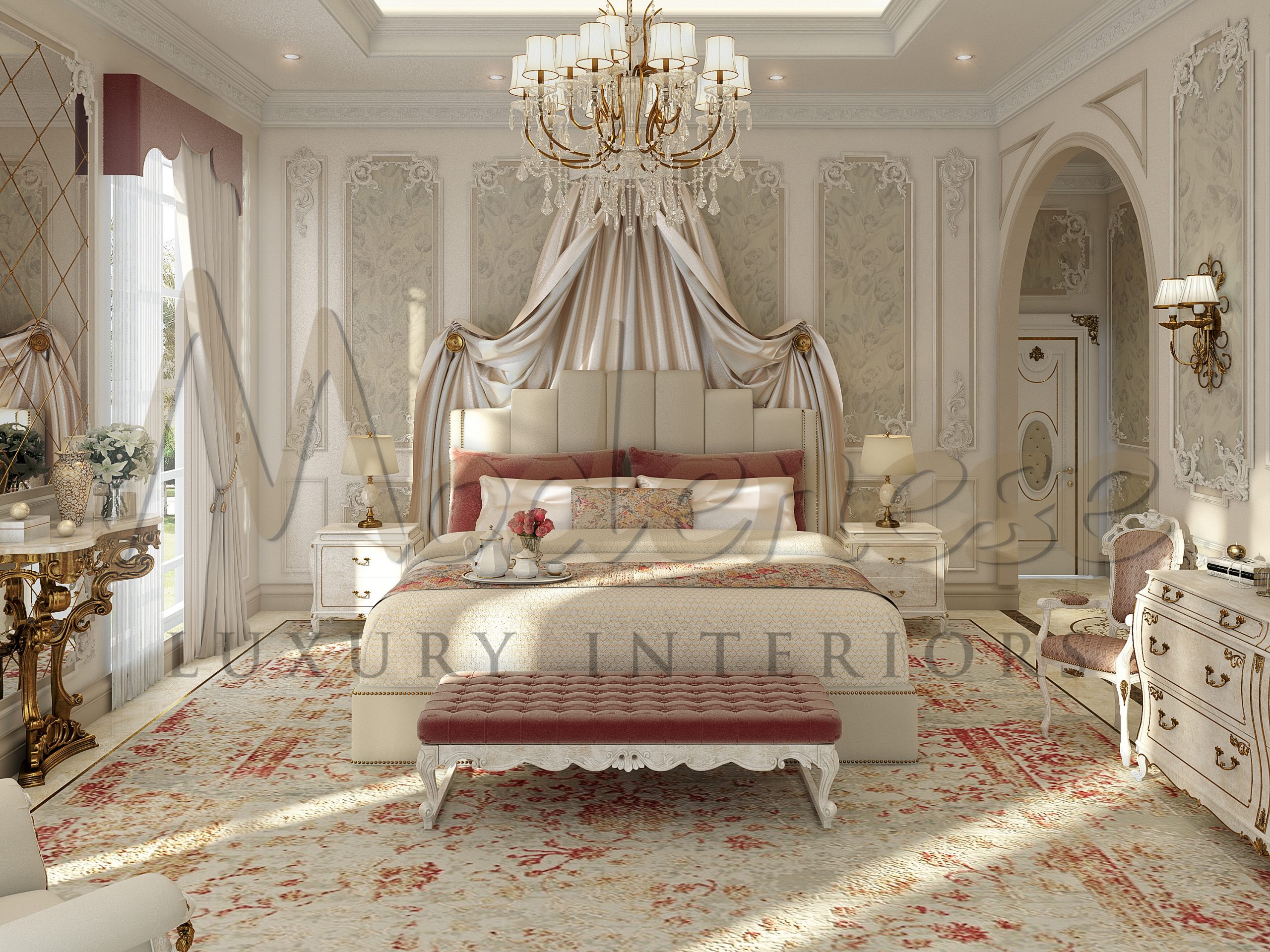 EXQUISITE CLASSICAL BEDROOM FOR MANSION IN KENYA