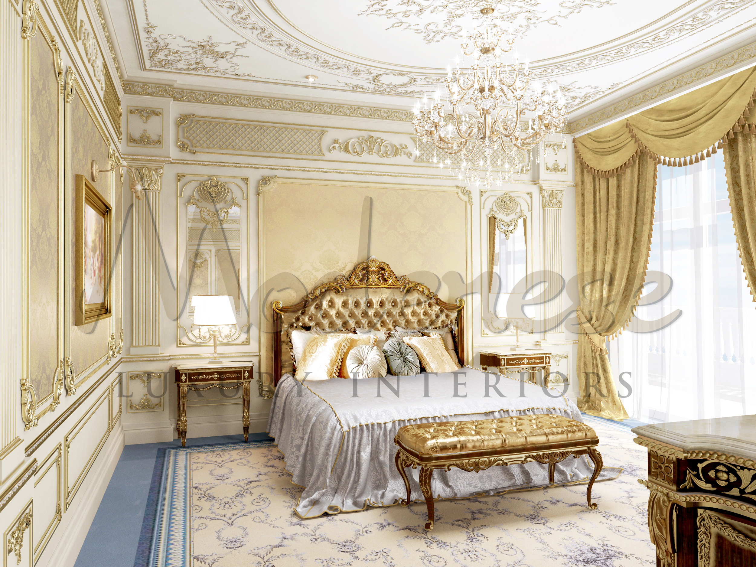 GORGEOUS CLASSICAL BEDROOM FOR VILLA IN RIYADH, SAUDI ARABIA