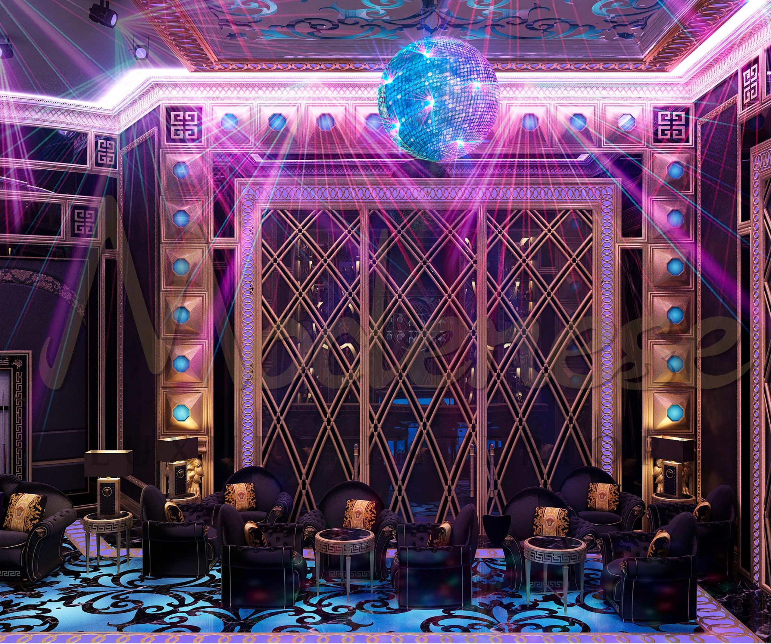 CLASSY BESPOKE INTERIOR DESIGN FOR ENTERTAINMENT HOME AREA IN CAMBODIA