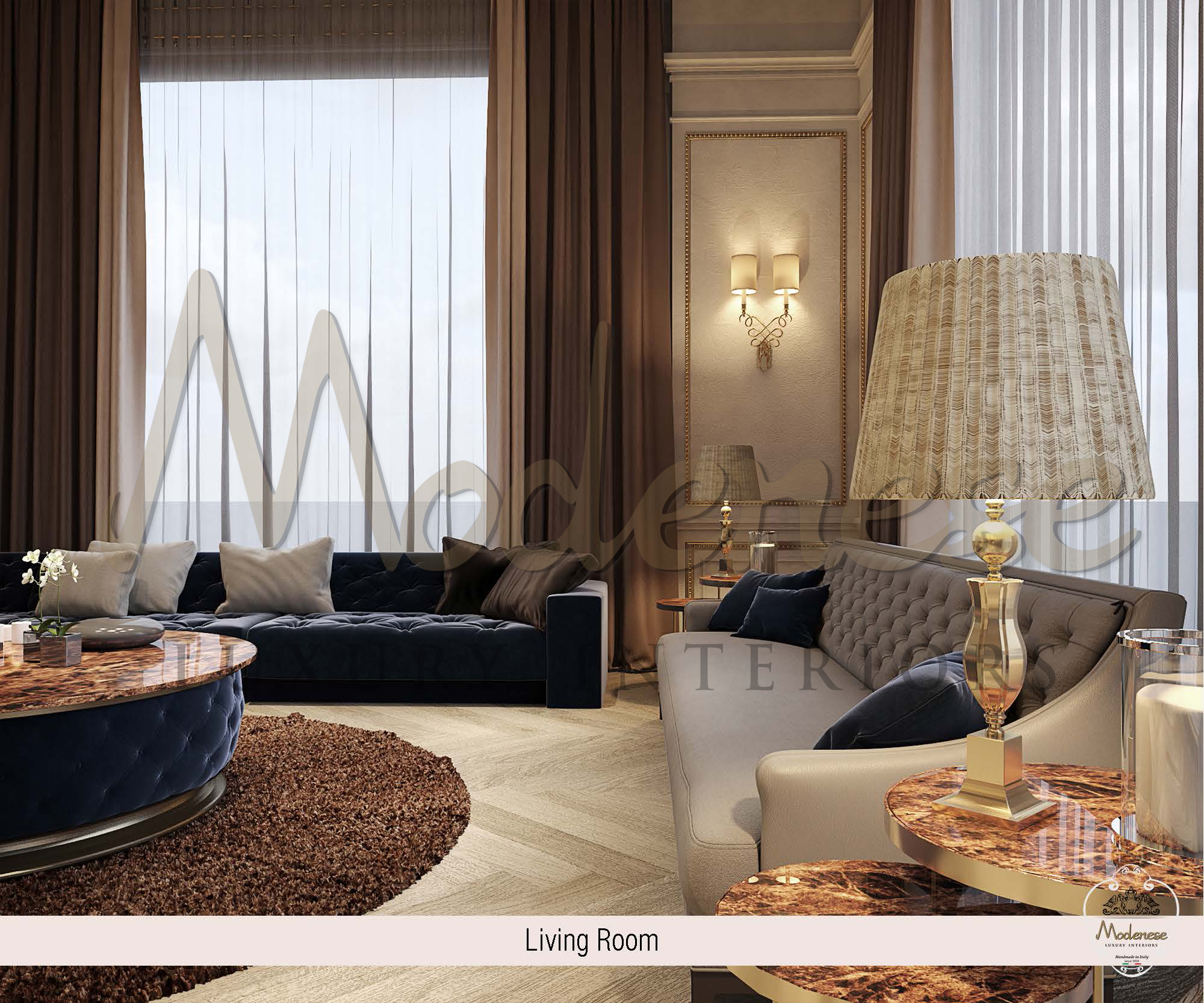 NEOCLASSICAL VILLA INTERIOR DESIGN IN LONDON, GREAT BRITAIN