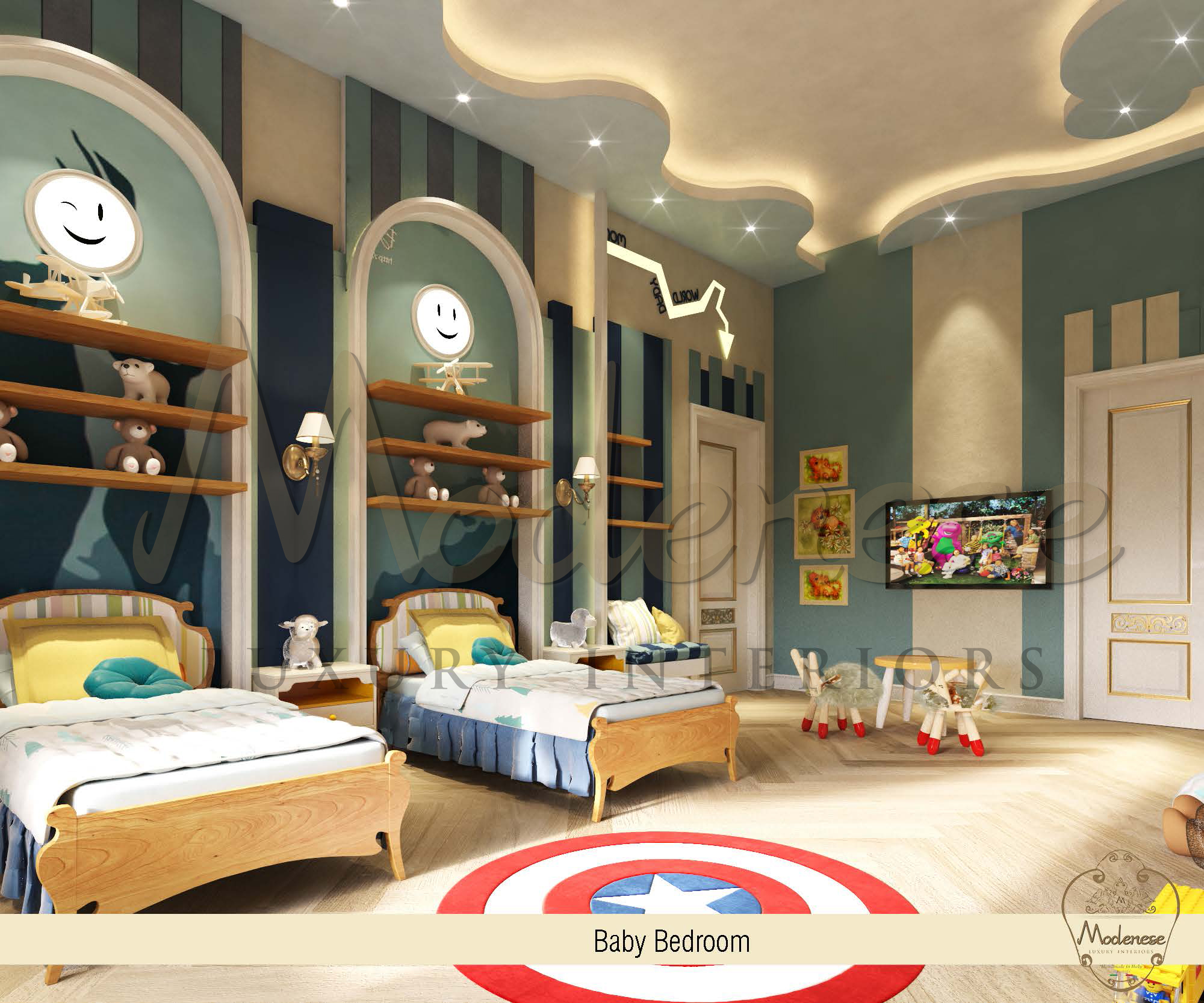 AMAZING BOYS BEDROOM DESIGN FOR VILLA IN ANGOLA