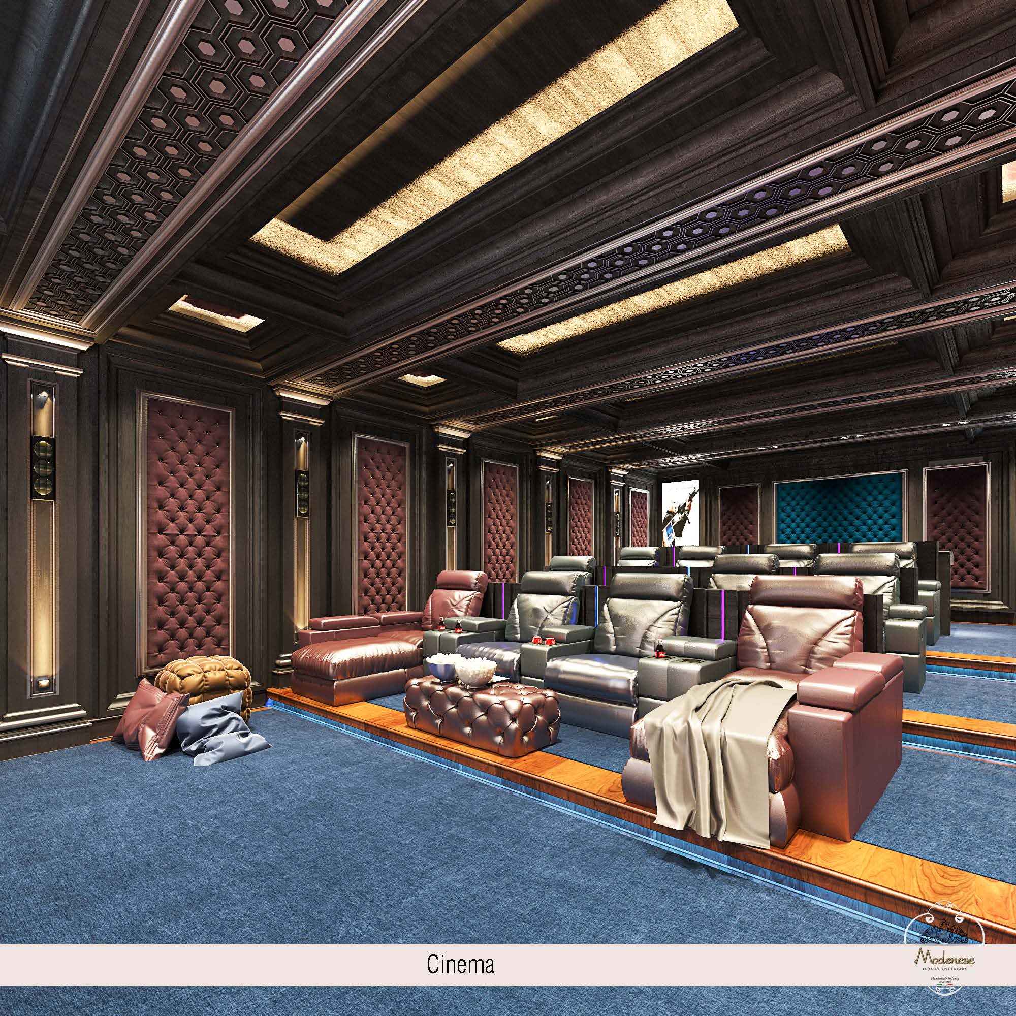MAGNIFICENT HOME CINEMA FOR MANSION IN KUWAIT