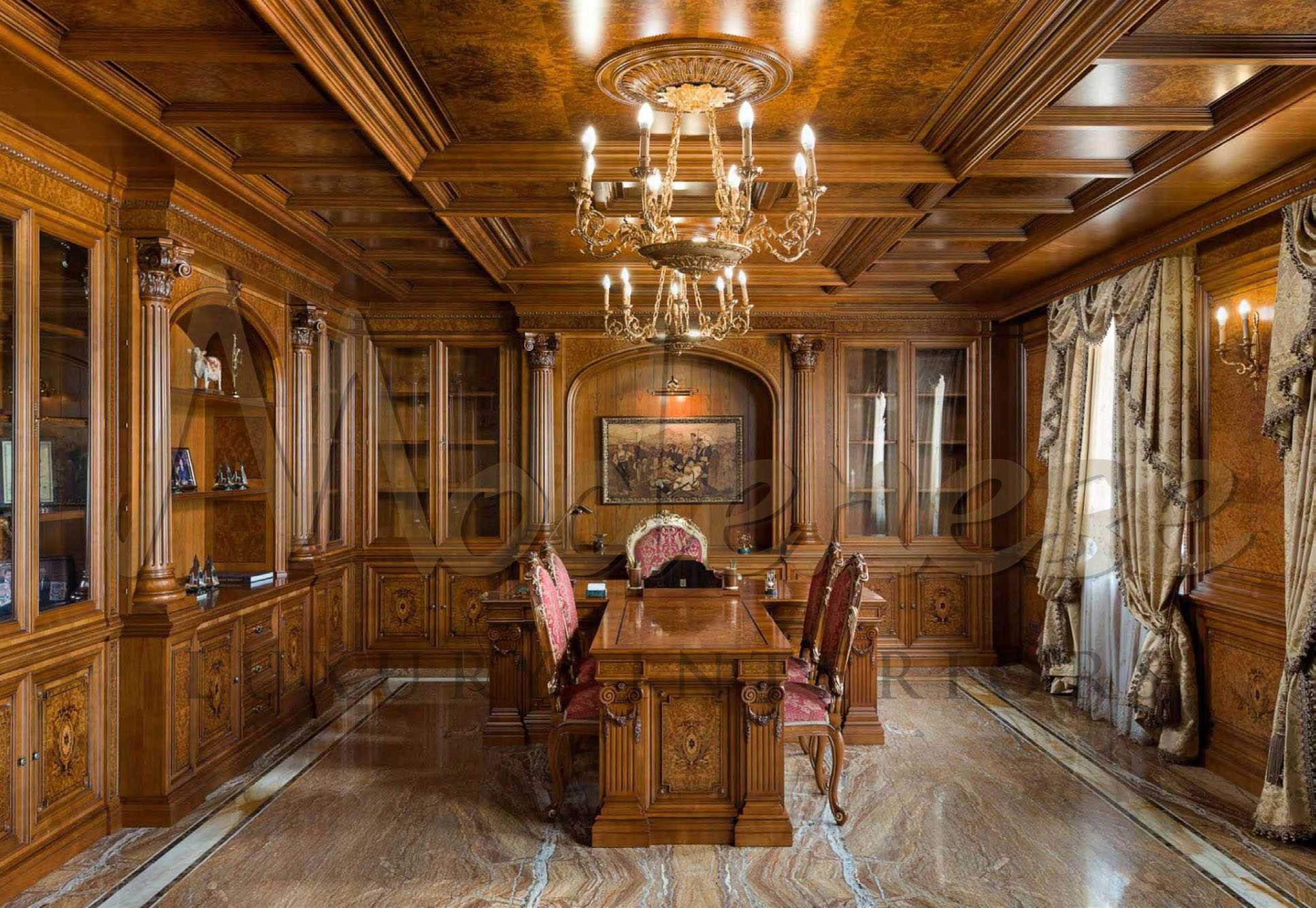 CLASSICAL STYLE HOME OFFICE DESIGN – LAGOS, NIGERIA