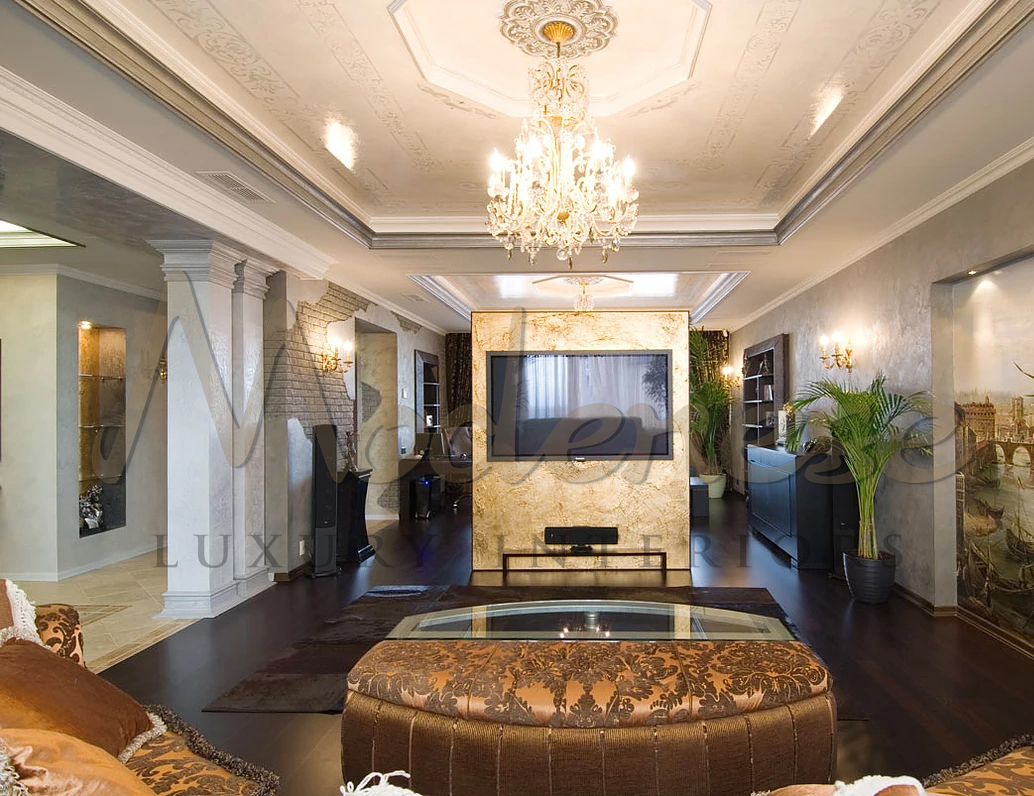 STYLISH LIVING ROOM DESIGN FOR VILLA IN VANCOUVER, CANADA