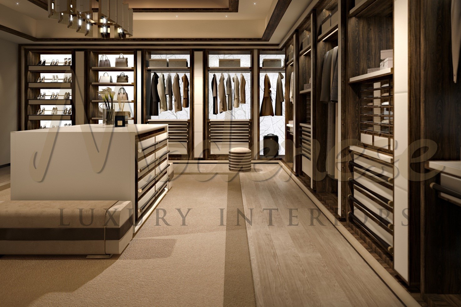 Gorgeous Wardrobe Design For Luxury Interiors in Dubai ⋆ Luxury Italian Classic Furniture