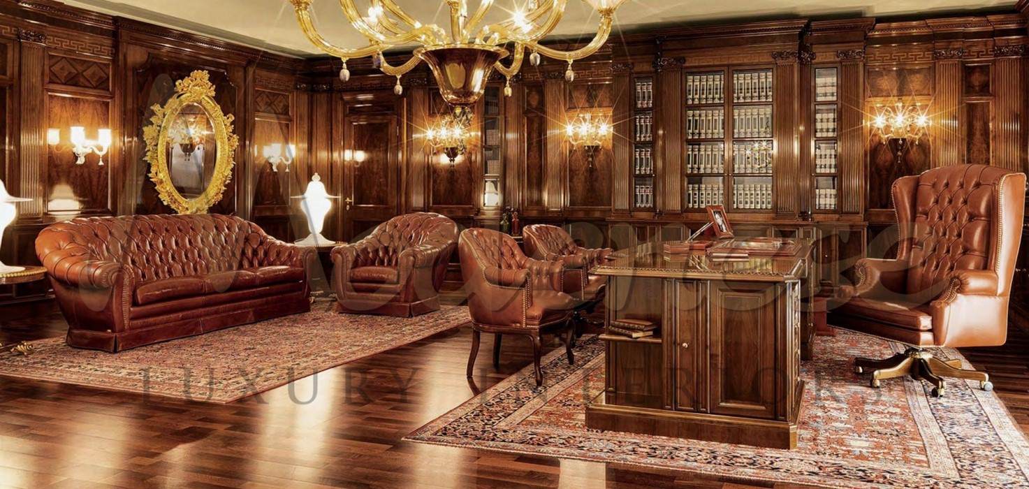 Luxury Design of Offices by Modenese Luxury Interiors ⋆ Luxury Italian Classic Furniture