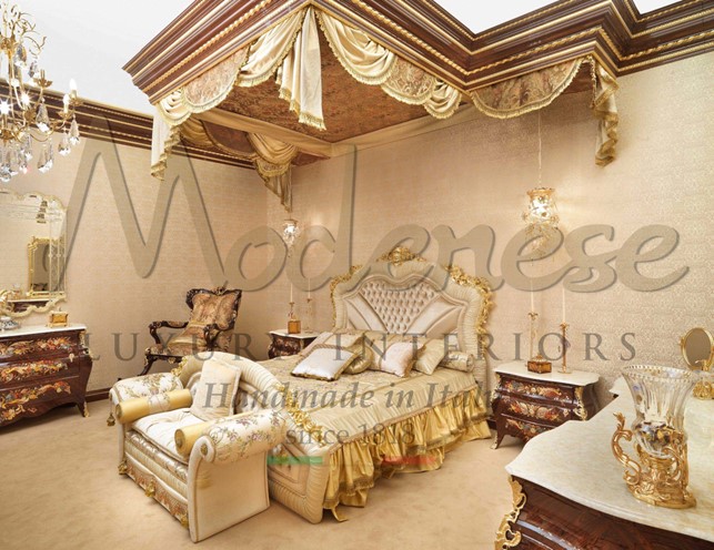 Interior Design for a Master Bedroom in the Royal Style ⋆ Luxury Italian Classic Furniture