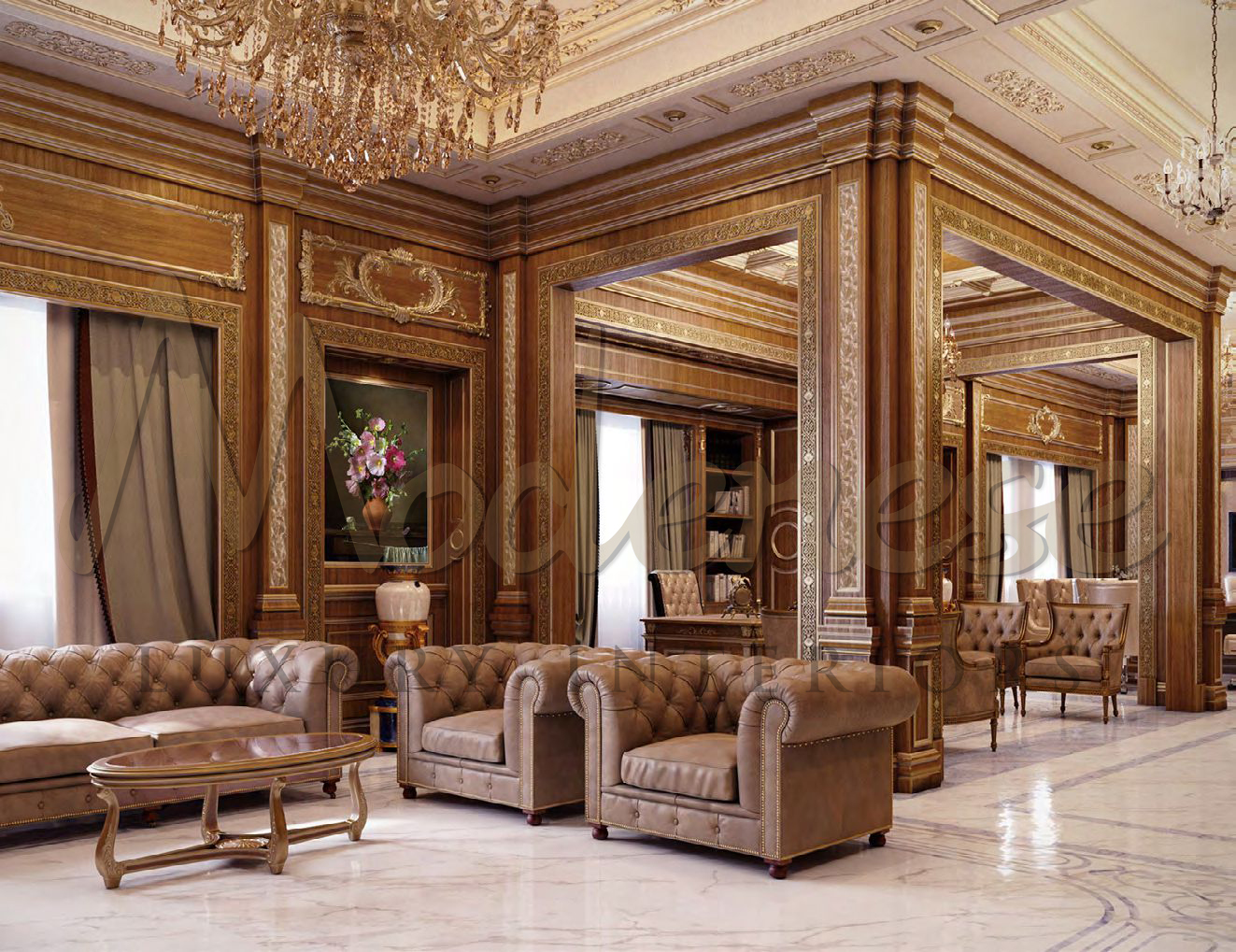 PRESTIGIOUS LEATHER FURNITURE DESIGN ⋆ Luxury Italian Classic Furniture