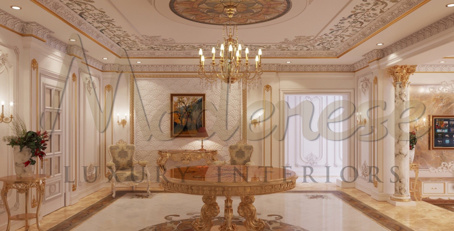 CLASSICAL INTERIOR DESIGN FOR A LIVING ROOM ⋆ Luxury Italian Classic Furniture
