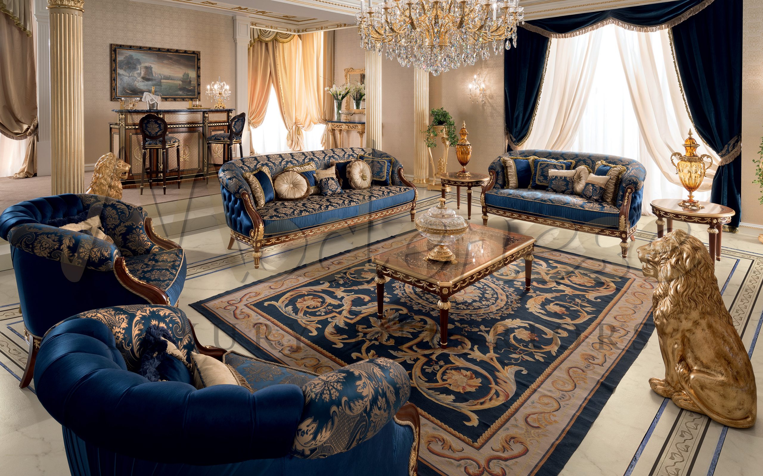 HOW TO GET A LUXURIOUS INTERIOR DESIGN IN USA ⋆ Luxury Italian Classic Furniture