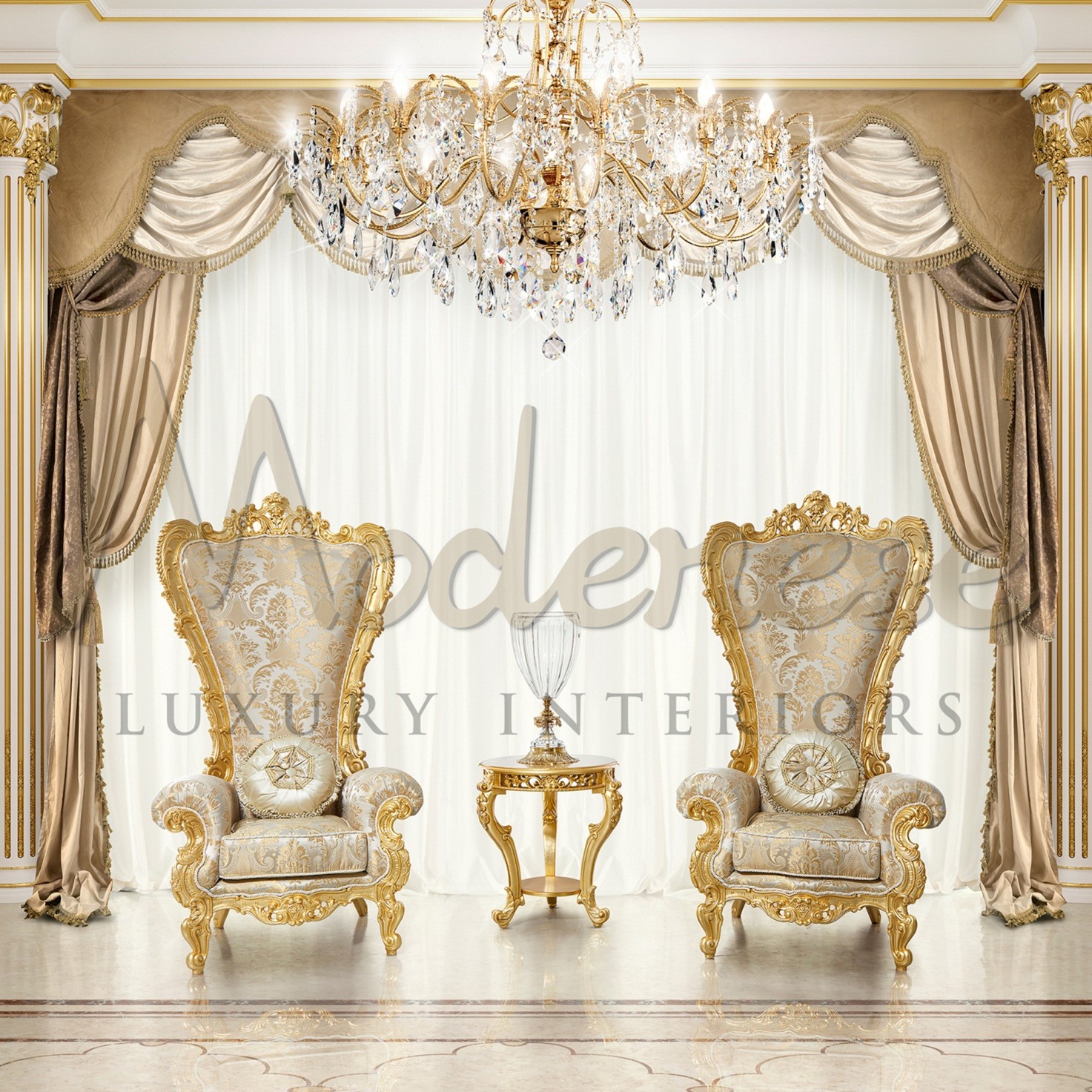 DESIGN OF LUXURY CRYSTAL CHANDELIERS ⋆ Luxury Italian Classic Furniture