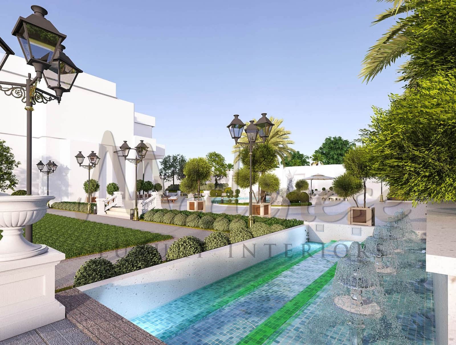 BEST LANDSCAPE DESIGN IDEA FOR VILLA IN RIYADH,SAUDI ARABIA